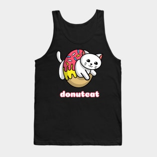 Donutcat Cat Donut Donut Resist Donut Judge Cute Donut Economics Tank Top